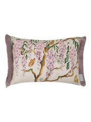 Voyage Maison Cream Mariposa Printed Ruched Cushion - Image 4 of 6