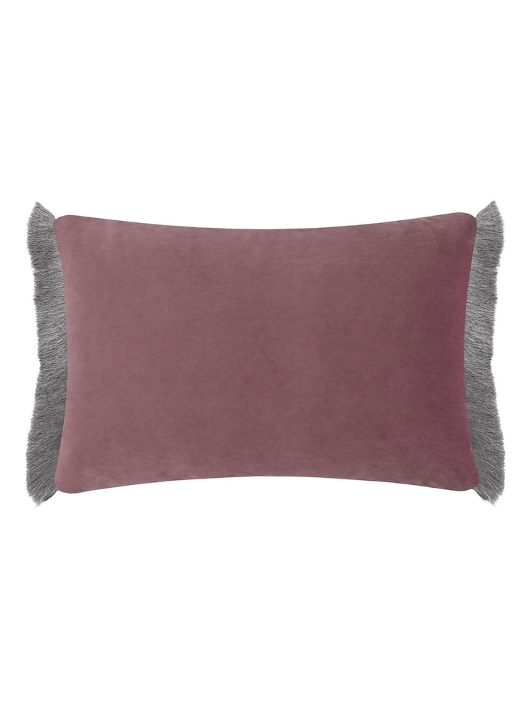 Voyage Maison Seraphina Printed Ruche Fringe Cushion - Imagem 5 de 5