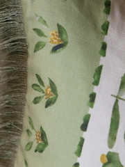 Voyage Maison Sage Kari Printed Fringe Cushion - Image 3 of 6