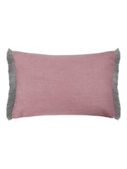 Voyage Maison Sage Kari Printed Fringe Cushion - Image 6 of 6