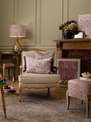 Voyage Maison Viola Floella Printed Ruched Fringe Cushion - Image 1 of 4