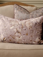 Voyage Maison Viola Floella Printed Ruched Fringe Cushion - Image 2 of 4