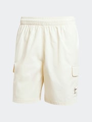 beis - adidas Originals Trefoil Essentials Woven Cargo Shorts - Imagen 6 de 6