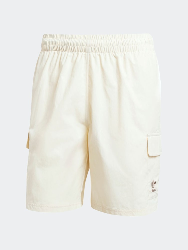 beis - adidas Originals Trefoil Essentials Woven Cargo Shorts - Imagen 6 de 6