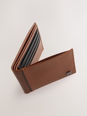 بني فاتح بني - Soft Leather Grain Wallet - صورة 3 من 4