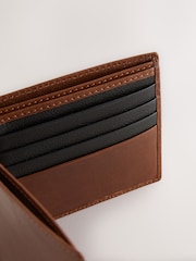 بني فاتح بني - Soft Leather Grain Wallet - صورة 4 من 4