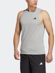 adidas Light Grey Train Essentials Feelready Training Vest - Image 2 of 8