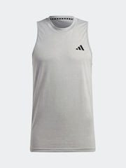 adidas Light Grey Train Essentials Feelready Training Vest - Image 7 of 8