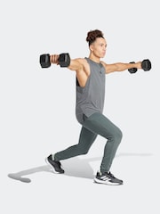 Серый - adidas Designed For Training Workout Tank Top - Изображение 4 из 7