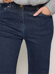 M&Co Blue Petite Flare Jeans - Image 4 of 6