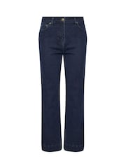 M&Co Blue Petite Flare Jeans - Image 5 of 6