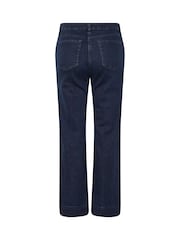 M&Co Blue Petite Flare Jeans - Image 6 of 6