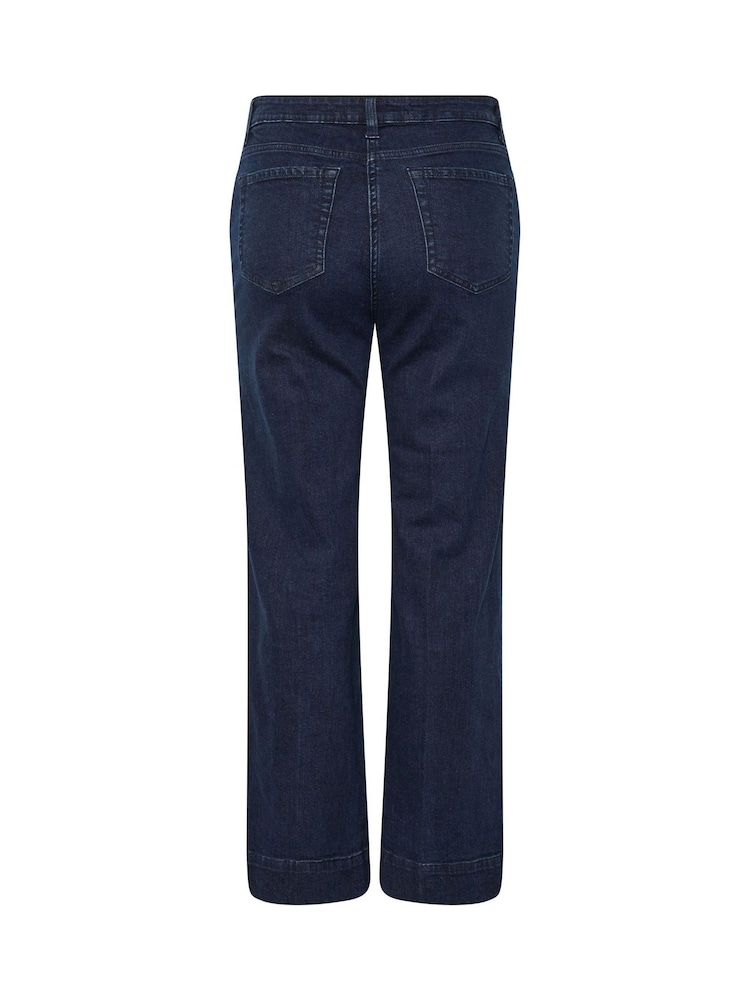 M&Co Blue Petite Flare Jeans - Image 6 of 6 M&Co Blue Petite Flare Jeans - Image 6 of 6