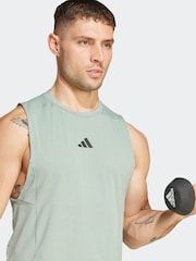 adidas Sage Green Designed For Training Workout Tank Top - Image 4 of 6