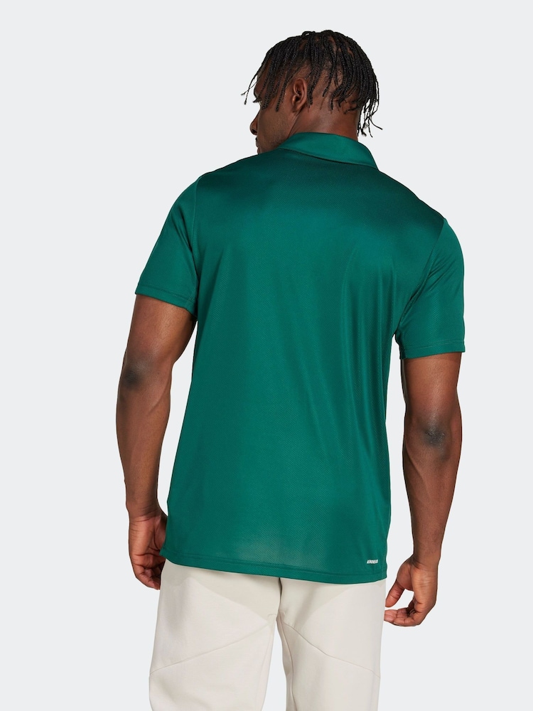 أخضر - قميص بولو رياضي Train Essentials من Adidas - صورة 2 من 6 أخضر - قميص بولو رياضي Train Essentials من Adidas - صورة 2 من 6
