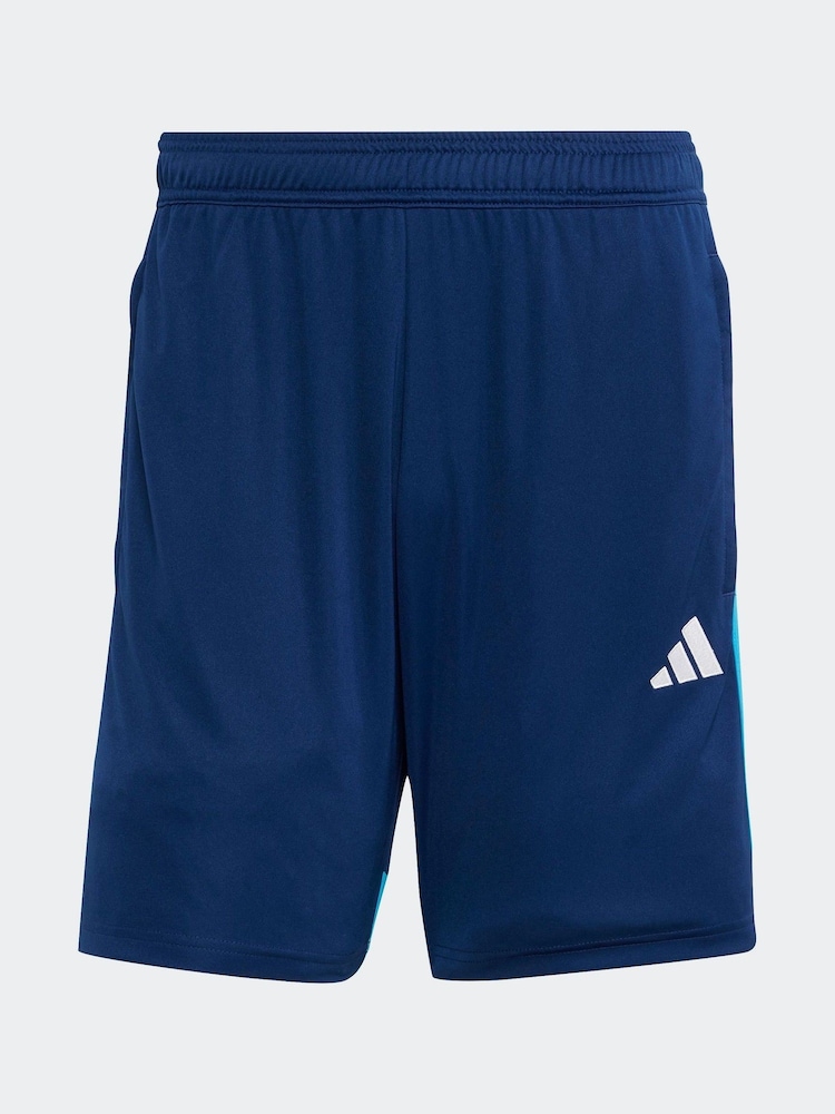 adidas Dark Blue Tiro 25 Essentials Shorts - Image 6 of 6