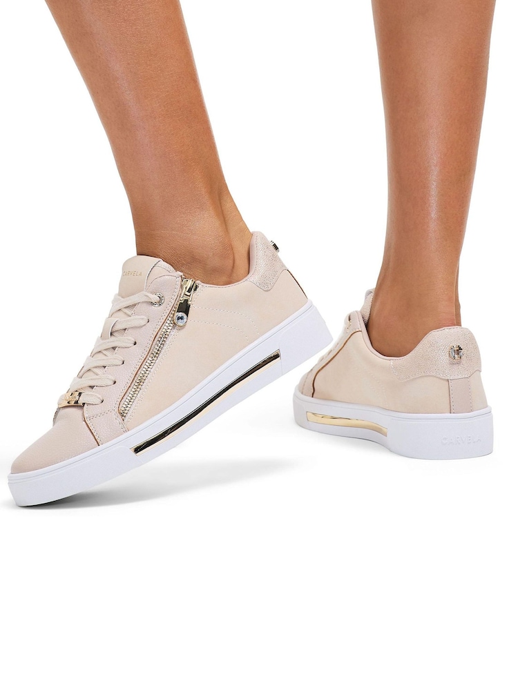 Carvela Diamond Zip Trainers - Image 1 of 5