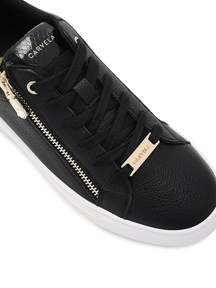 Carvela Diamond Zip Trainers - Image 5 of 5