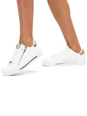 Carvela Diamond Zip Trainers - Image 1 of 5