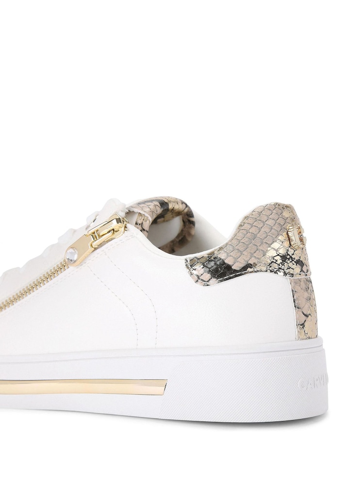 Carvela Diamond Zip Trainers - Image 4 of 5