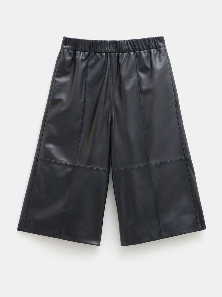 Hush Black Leather Bermuda Shorts - Image 4 of 4