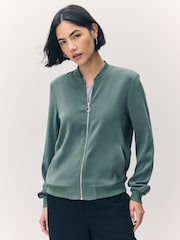 أخضر - VERO MODA Lightweight Bomber Jacket - صورة 1 من 7