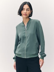 أخضر - VERO MODA Lightweight Bomber Jacket - صورة 4 من 7