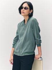 أخضر - VERO MODA Lightweight Bomber Jacket - صورة 5 من 7
