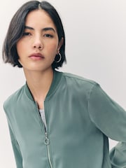 أخضر - VERO MODA Lightweight Bomber Jacket - صورة 6 من 7
