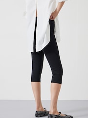 Hush Black Capri Leggings - Image 3 of 5