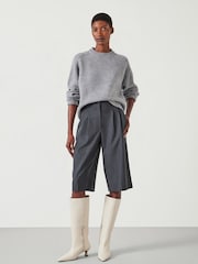 Hush Grey Ayla Cropped Bermuda Shorts - Image 1 of 4