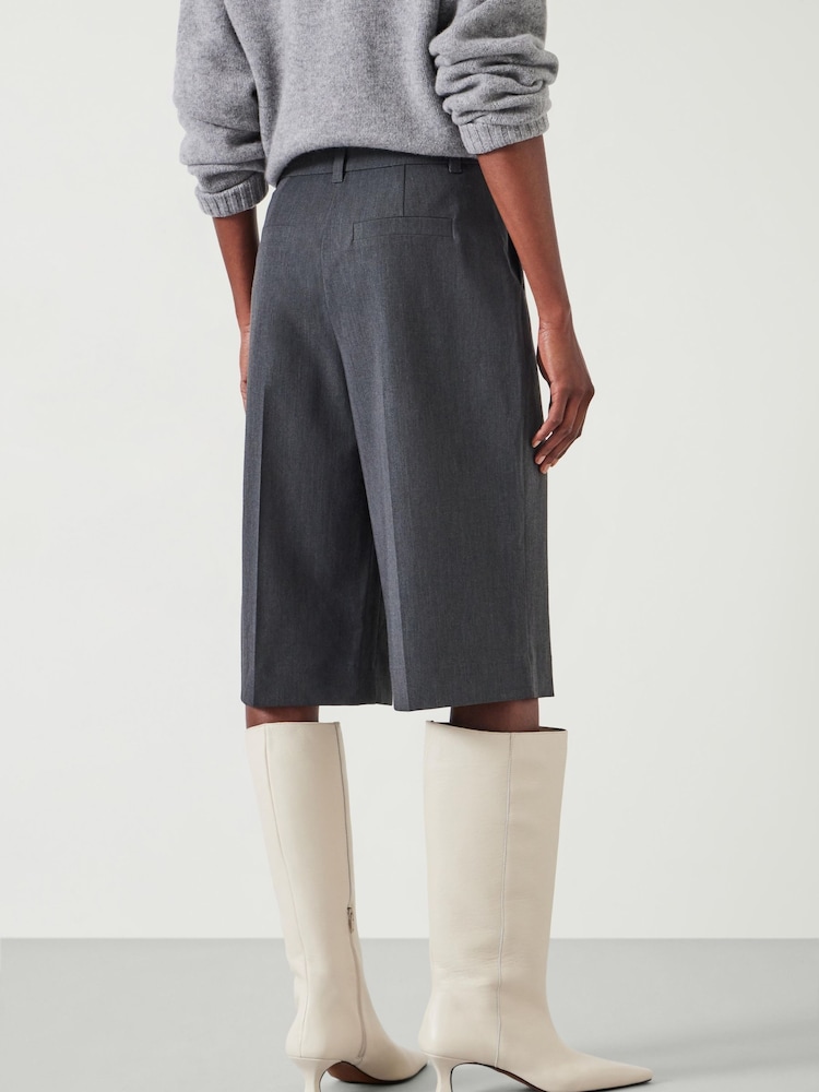 Hush Grey Ayla Cropped Bermuda Shorts - Image 2 of 4