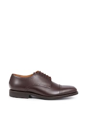 Jones Bootmaker Mile End Goodyear Welted Polished Leather Brown Brogues - Image 1 of 5