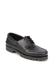 Черный - Кожаные мокасины Jones Bootmaker Pickering 2 - Изображение 3 из 6