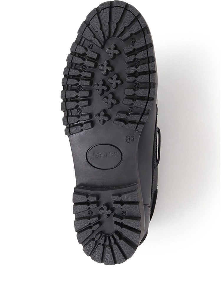 Черный - Кожаные мокасины Jones Bootmaker Pickering 2 - Изображение 6 из 6