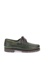 Vihreä - Jones Bootmaker Pickering 2 Leather Boat Kengät - Kuva 1 / 5