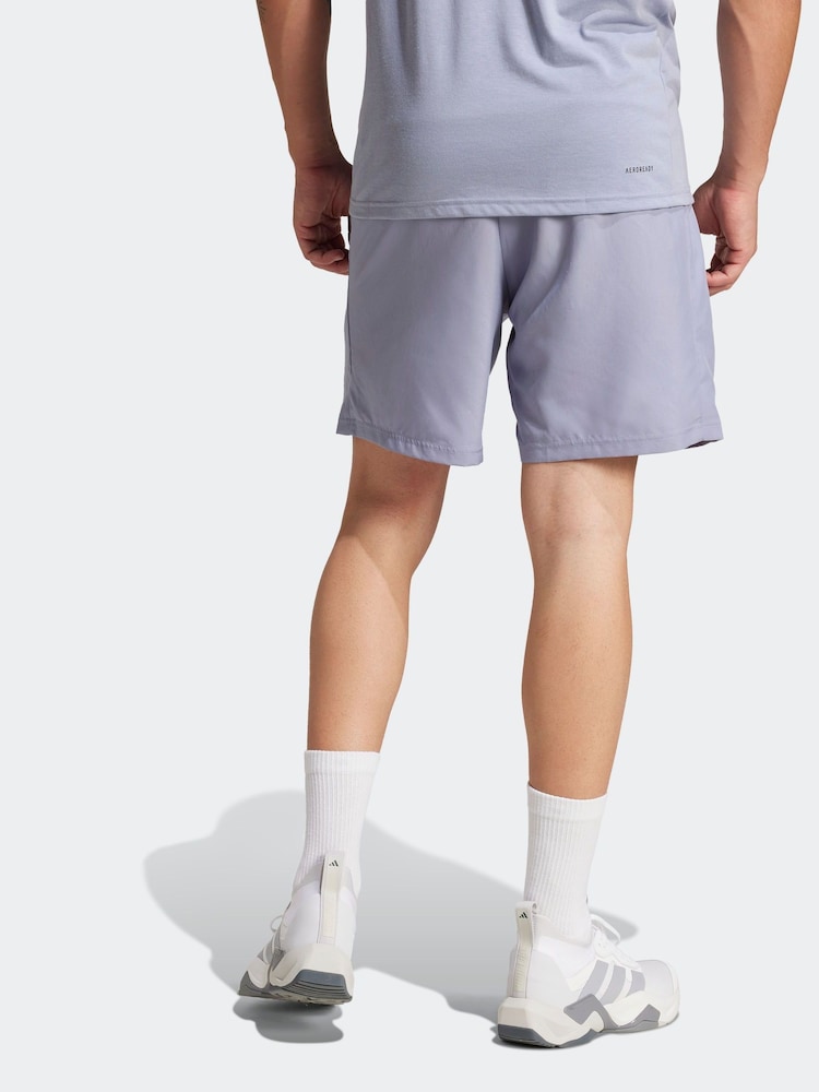 أرجواني - شورت تدريب أساسي محبوك من Adidas - صورة 2 من 6 أرجواني - شورت تدريب أساسي محبوك من Adidas - صورة 2 من 6