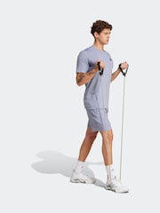 adidas Purple Train Essentials Woven Training Shorts - Image 3 of 6