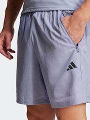 adidas Purple Train Essentials Woven Training Shorts - Image 4 of 6