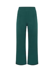 PixieGirl Petite Green Wide Leg Yoga Pants - Image 5 of 6