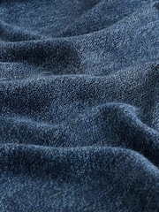 Dark Blue Knitted Hoodie (3-16yrs) - Image 7 of 7