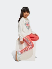 adidas Originals Red/White Liberty London Floral Tracksuit - Image 3 of 8