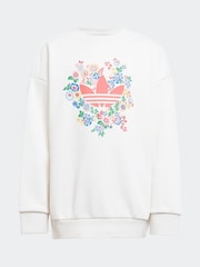 adidas Originals Red/White Liberty London Floral Tracksuit - Image 7 of 8
