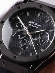 Sekonda Mens Sports 42mm Titan Watch in Silicone Strap Dial - Image 6 of 6