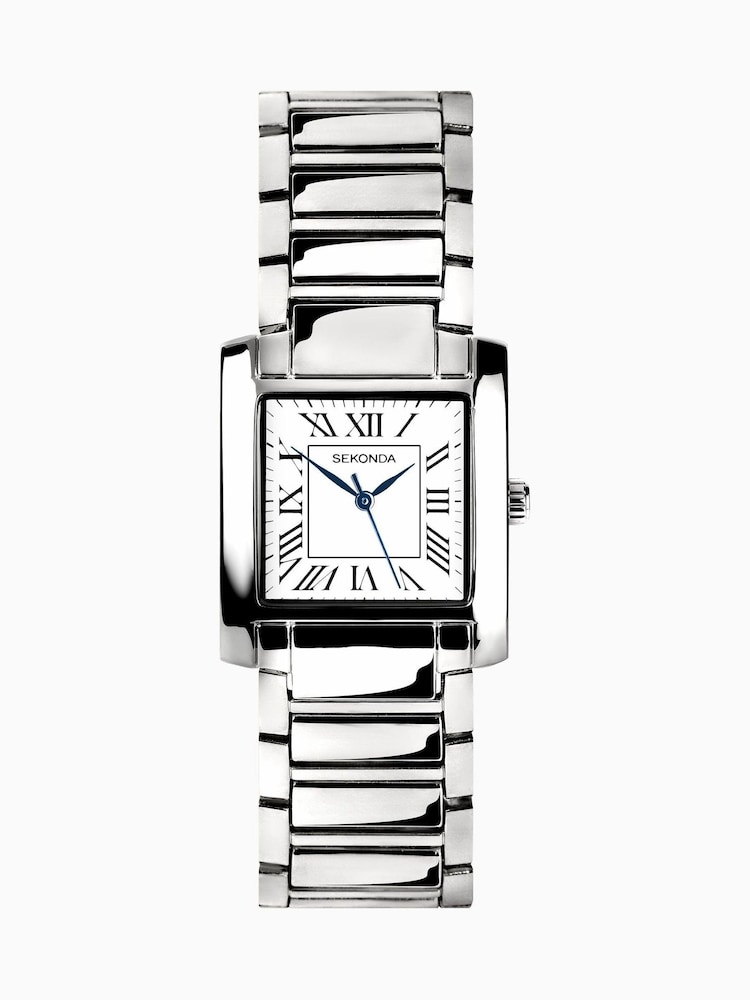 Sekonda Montreal Mens 30mm Analogue Watch With Gold Case And Alloy Bracelet With White Dial - Image 1 of 6