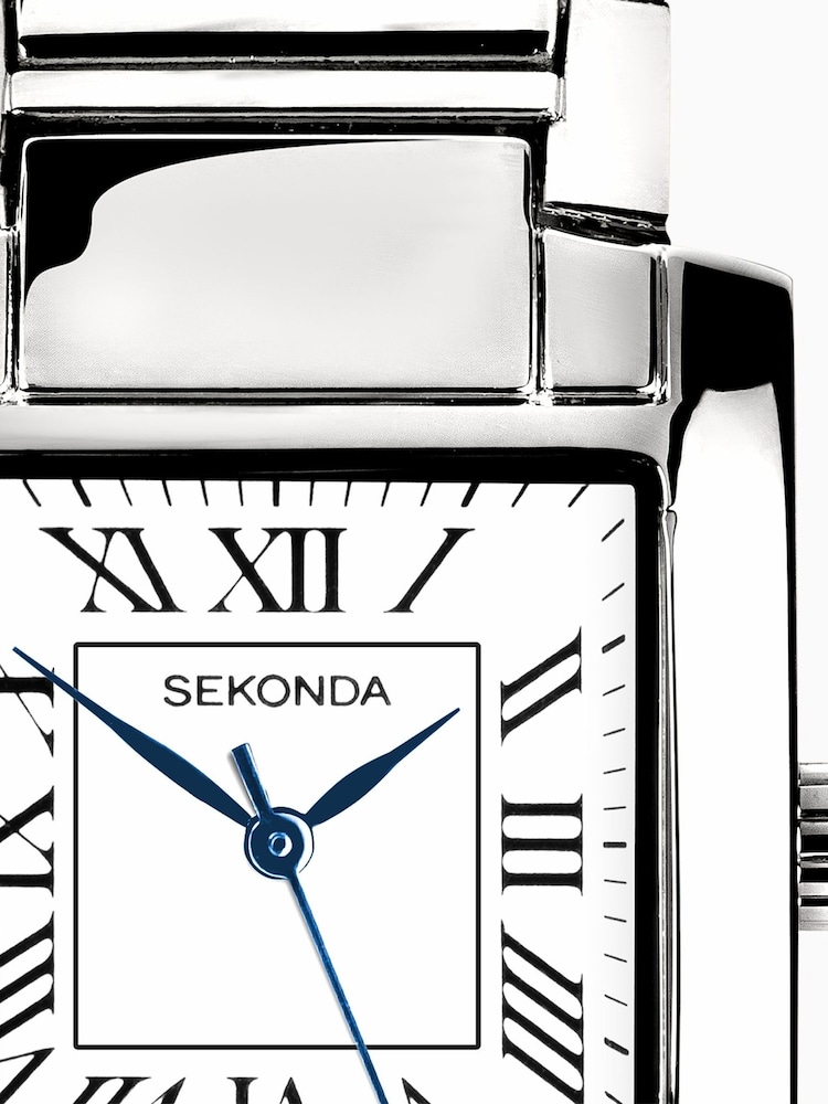 Sekonda Montreal Mens 30mm Analogue Watch With Gold Case And Alloy Bracelet With White Dial - Image 2 of 6