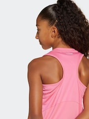 adidas Pink Train Essentials Flower Print Vest - Image 4 of 6