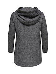 ONLY Curve Grey Smart Hooded Coat - Image 8 of 8