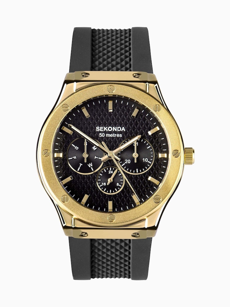 Sekonda Mens Sports 42mm Titan Watch in Silicone Strap Dial - Image 1 of 6