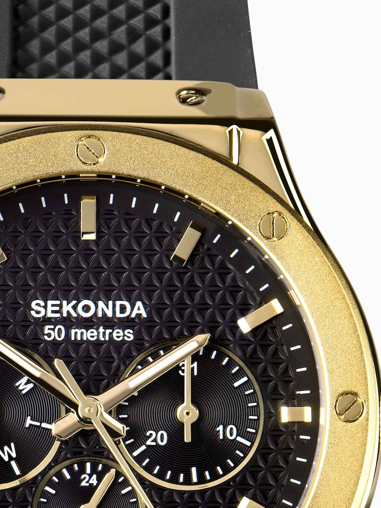 Sekonda Mens Sports 42mm Titan Watch in Silicone Strap Dial - Image 2 of 6